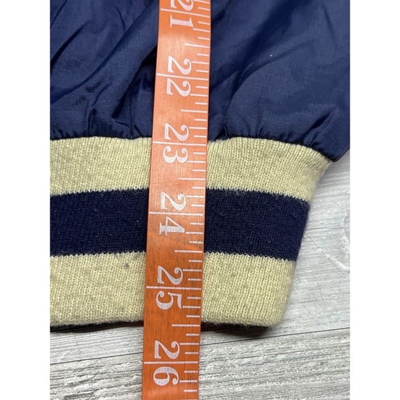 Vintage 70s 80s University of Michigan 1/4 Zip Windbreaker Jacket Size XL Logo 7 - Picture 10 of 10